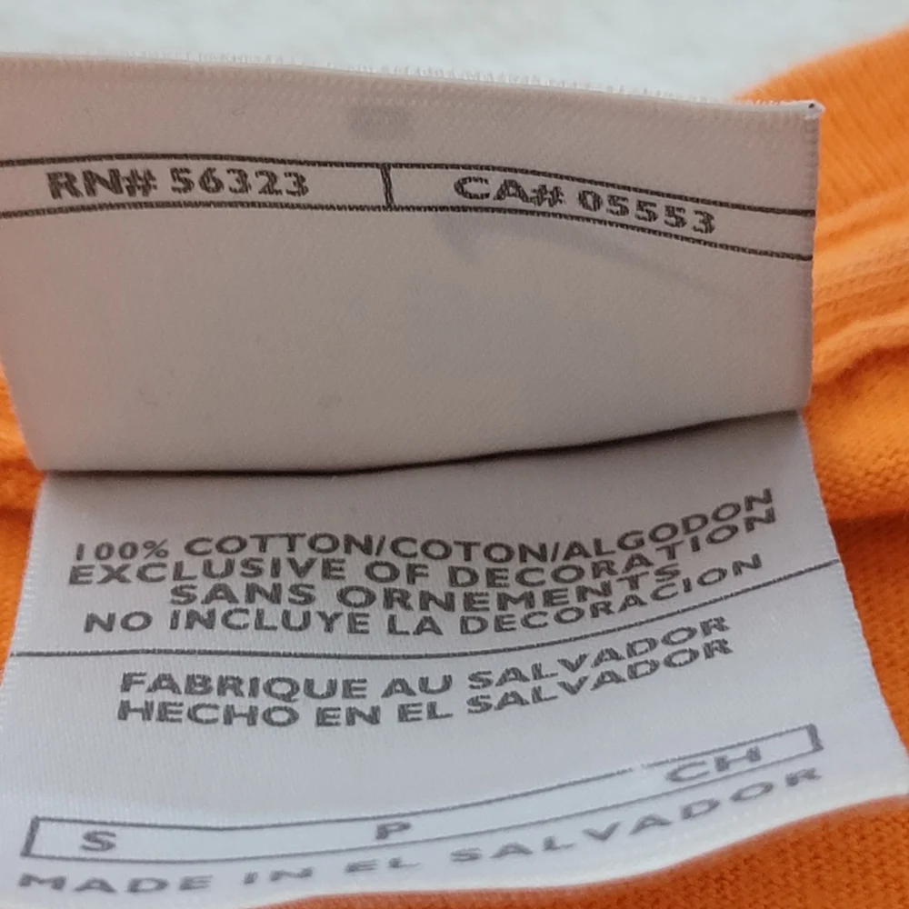 NIKE | Orange Unisex T-shirt | Ladies Small